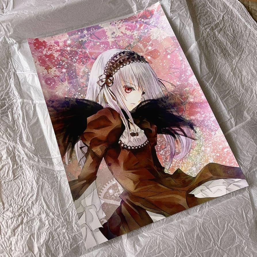 ローゼンメイデン トロイメント 「真紅、水銀燈」 プリントサイン入り 複製原画 ローゼンメイデン トロイメント 「真紅、水銀燈」 プリントサイン入り